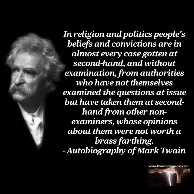 Mark Twain on Religion and Politics
