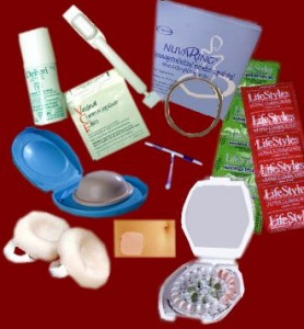 Array of contraceptive devices