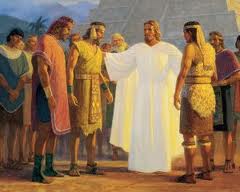 Mormon Jesus with the Lamanites and the Nephites