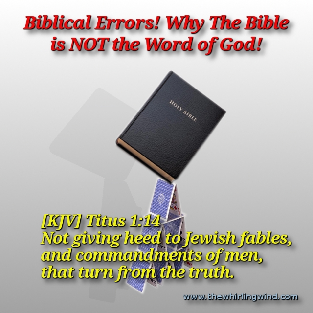 Biblical Errors Header