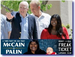Bridget McCain Campaigning With Her Father.