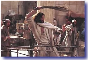 Jesus Whipping The Money Changers