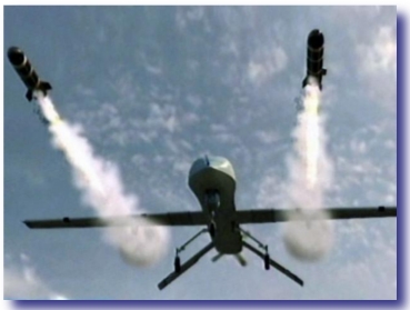 Predator Drone Firing Missiles