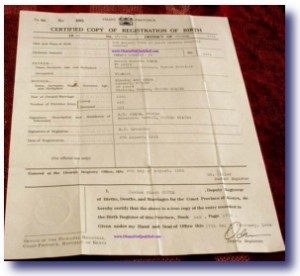 Shooting Ourselves In The Foot - Kenyan Birth Certificate