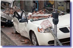 Damage from Hurricane Katrina